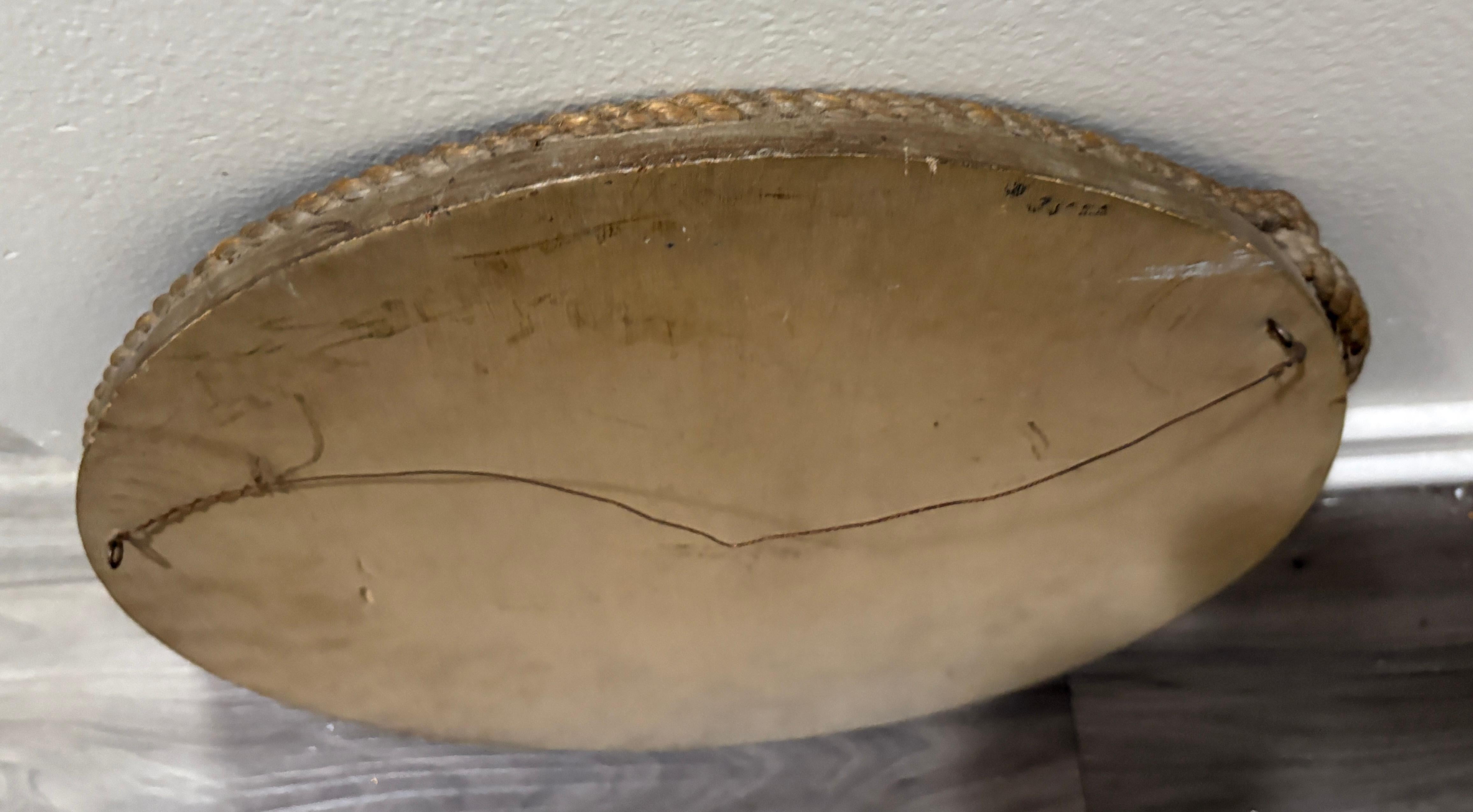 Signiert & datiert 1899 Pferd Gemälde auf Karton (Leder) im Angebot