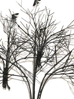 Signed and Dated Curtis Jere Wall Tree Hanging Sculpture