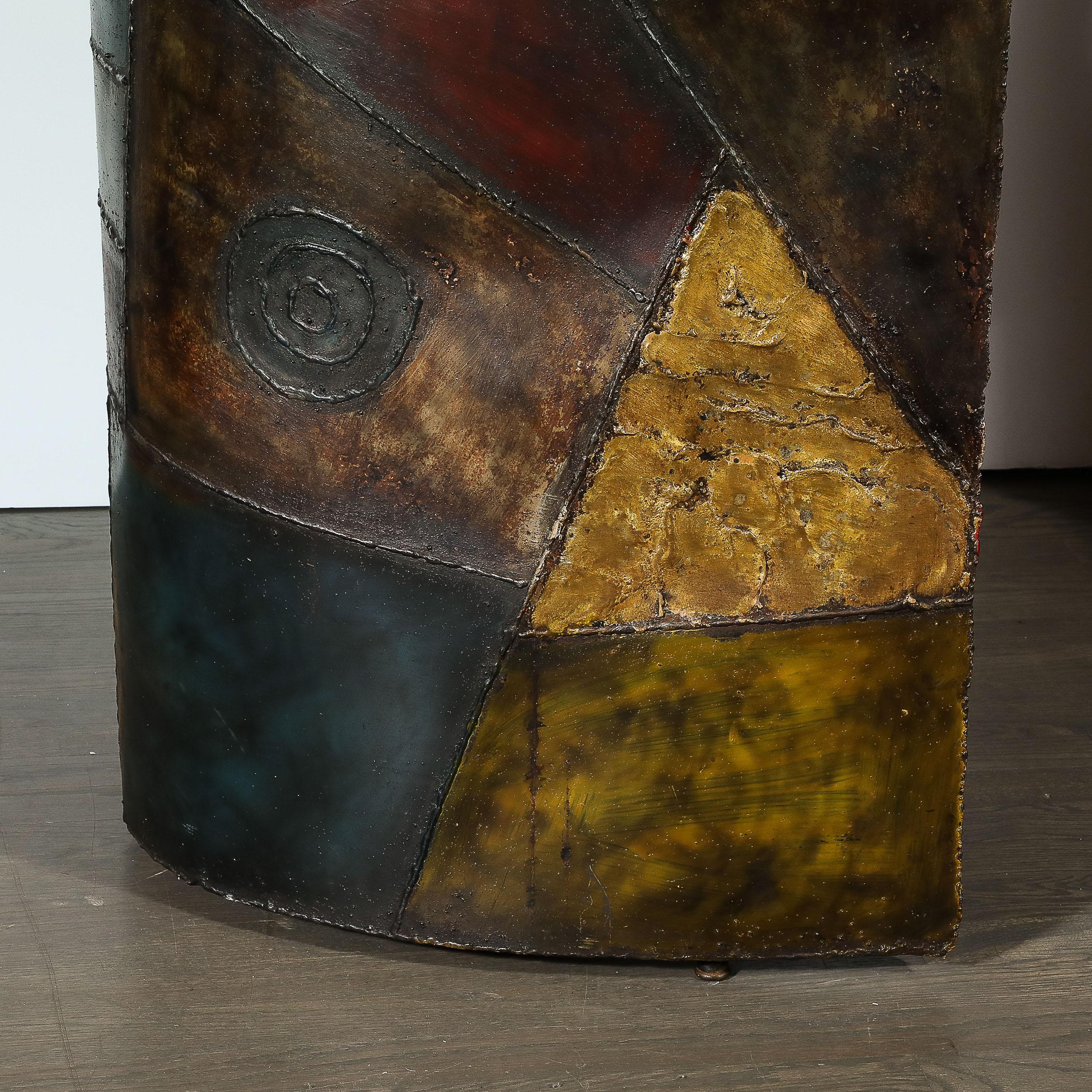 Signed & Dated Mid-Century Brutalist Paul Evans for Directional Dining Table 2