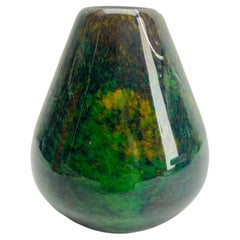 Signed Daum Nancy Art Deco Pate de Verre Multicouche Vasse