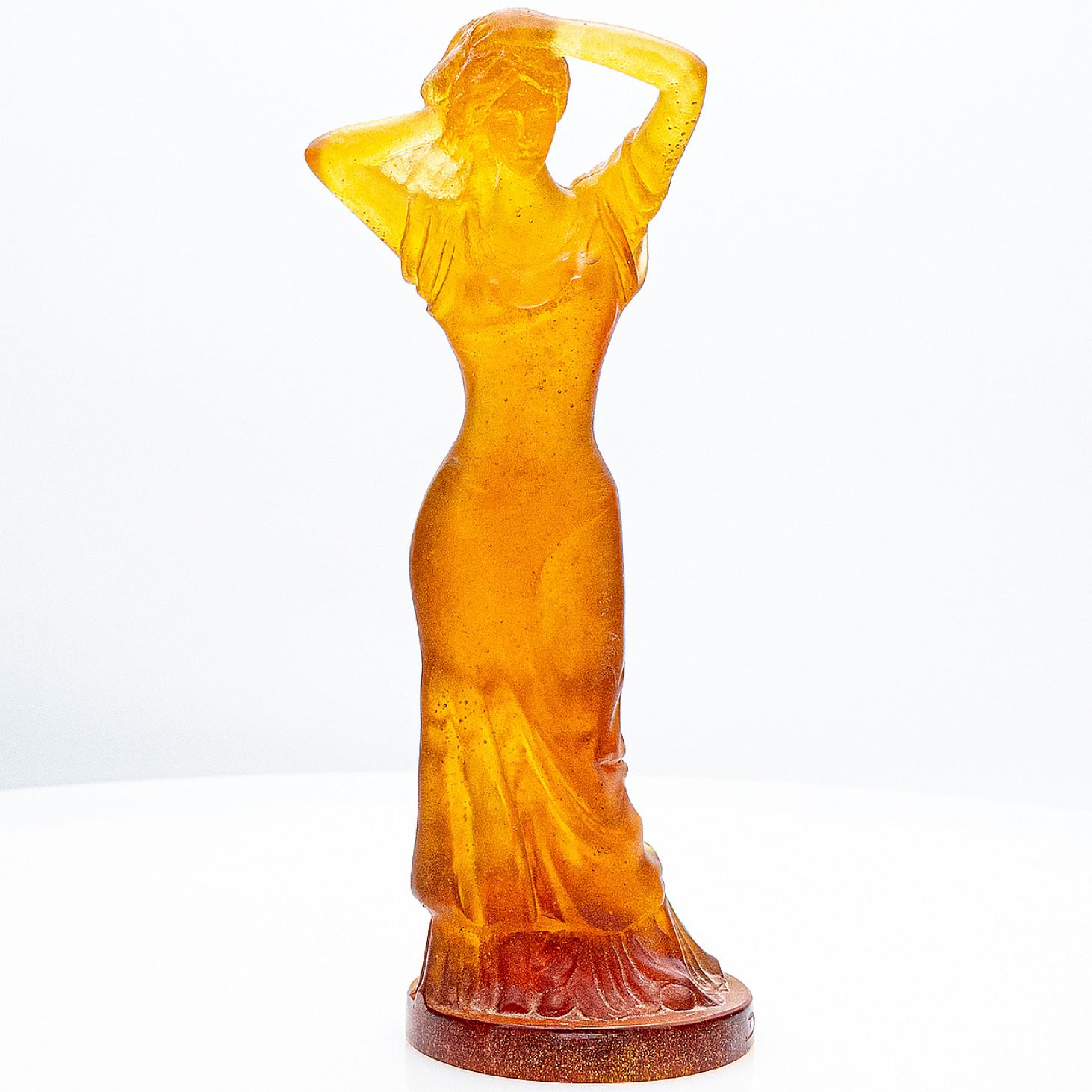 Other Signed Daum, Pâte De Verre’, Wrapped Woman, Limited Edition, France, 1980