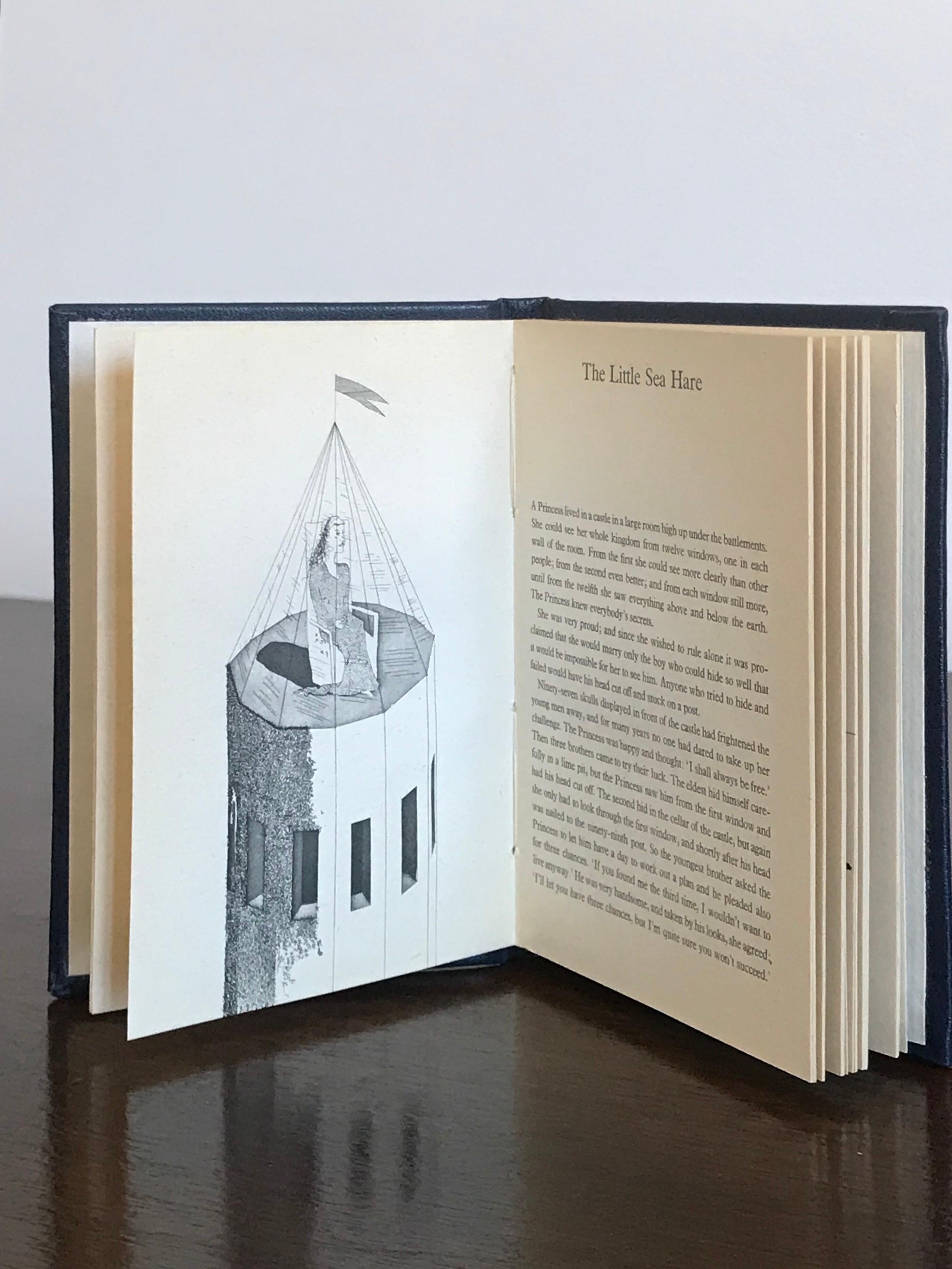 Pressed Signed David Hockney 'Six Fairy Tales' Miniature Book, 1970