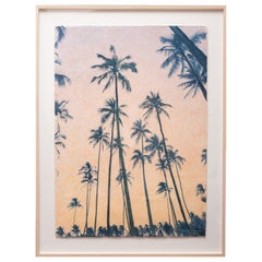Signed David Maes Gallegos large Watercolor Tropical Serenity: St. Anne's, 1990