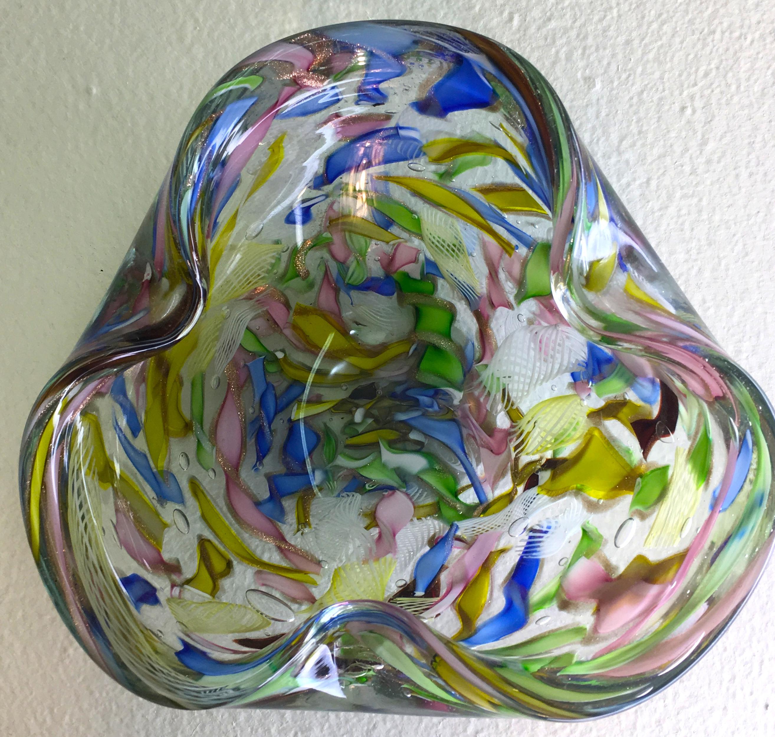 Arte Vetraria Muranese (A.Ve,M.)
Italia, años 50
Cristal de Murano
Medidas: 6,5 de diámetro x 2,5