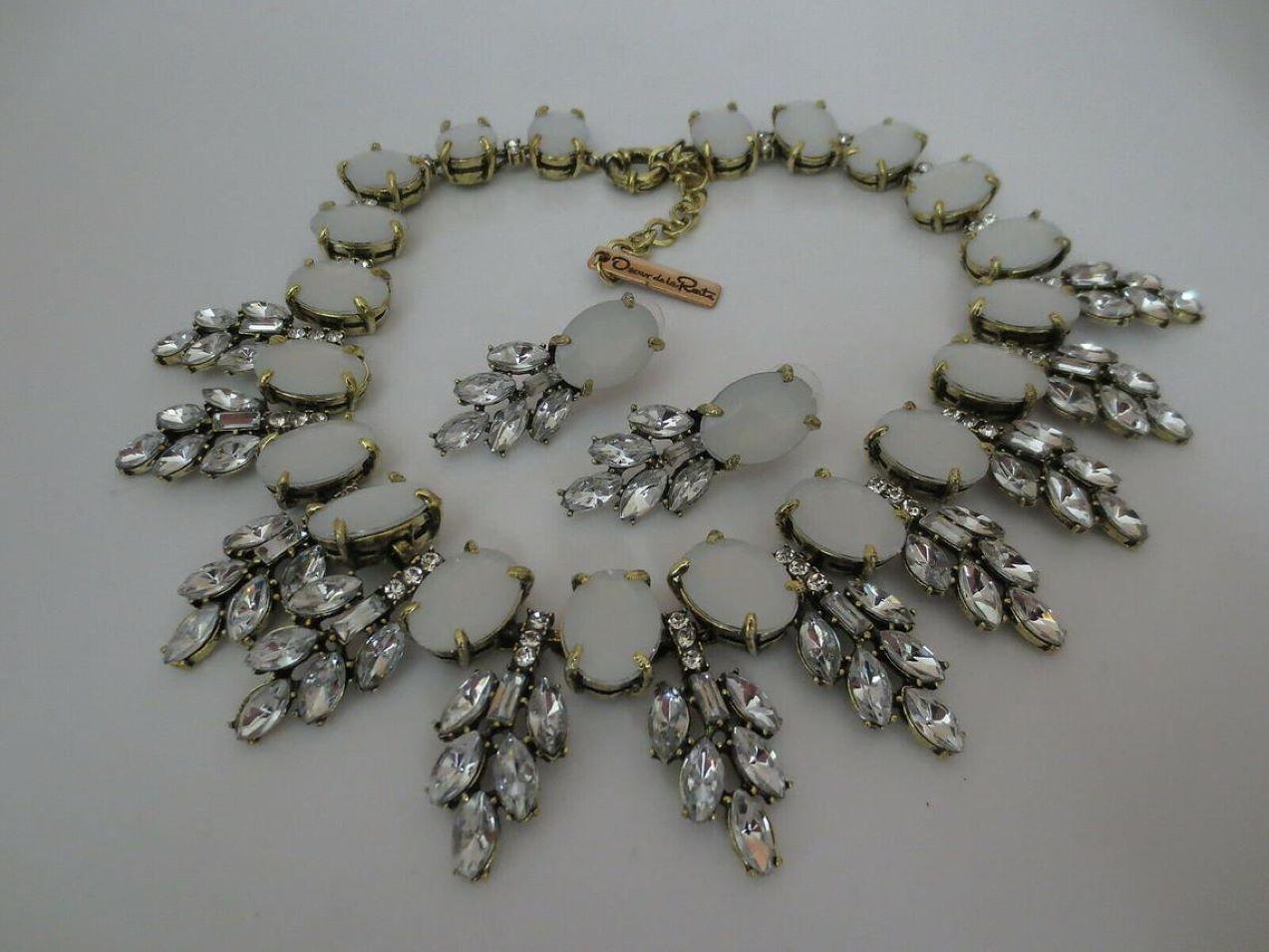 designer crystal necklace