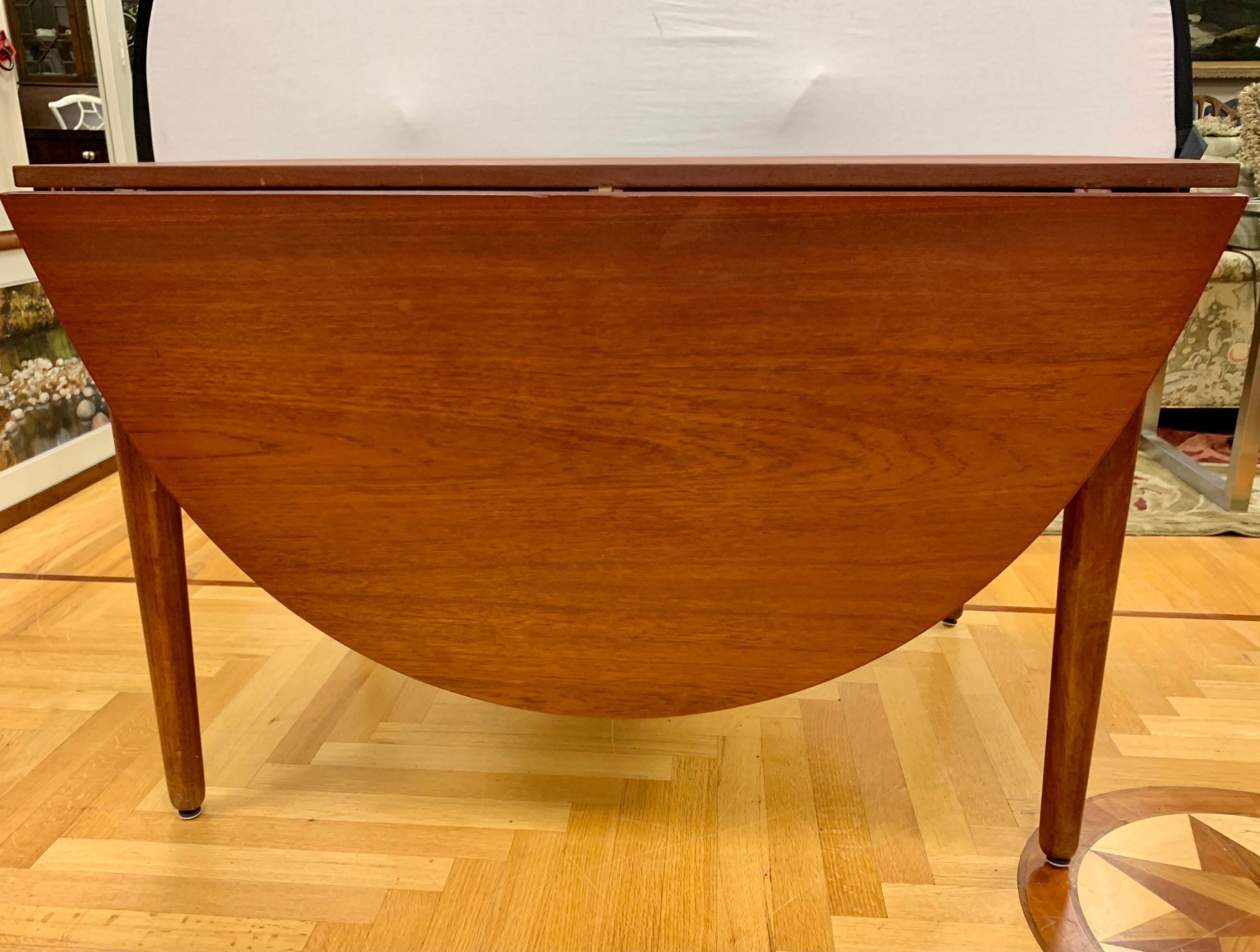 Signed Dining Table by Arne Vodder for Vamo 1958 Danish Mid-Century Modern 1