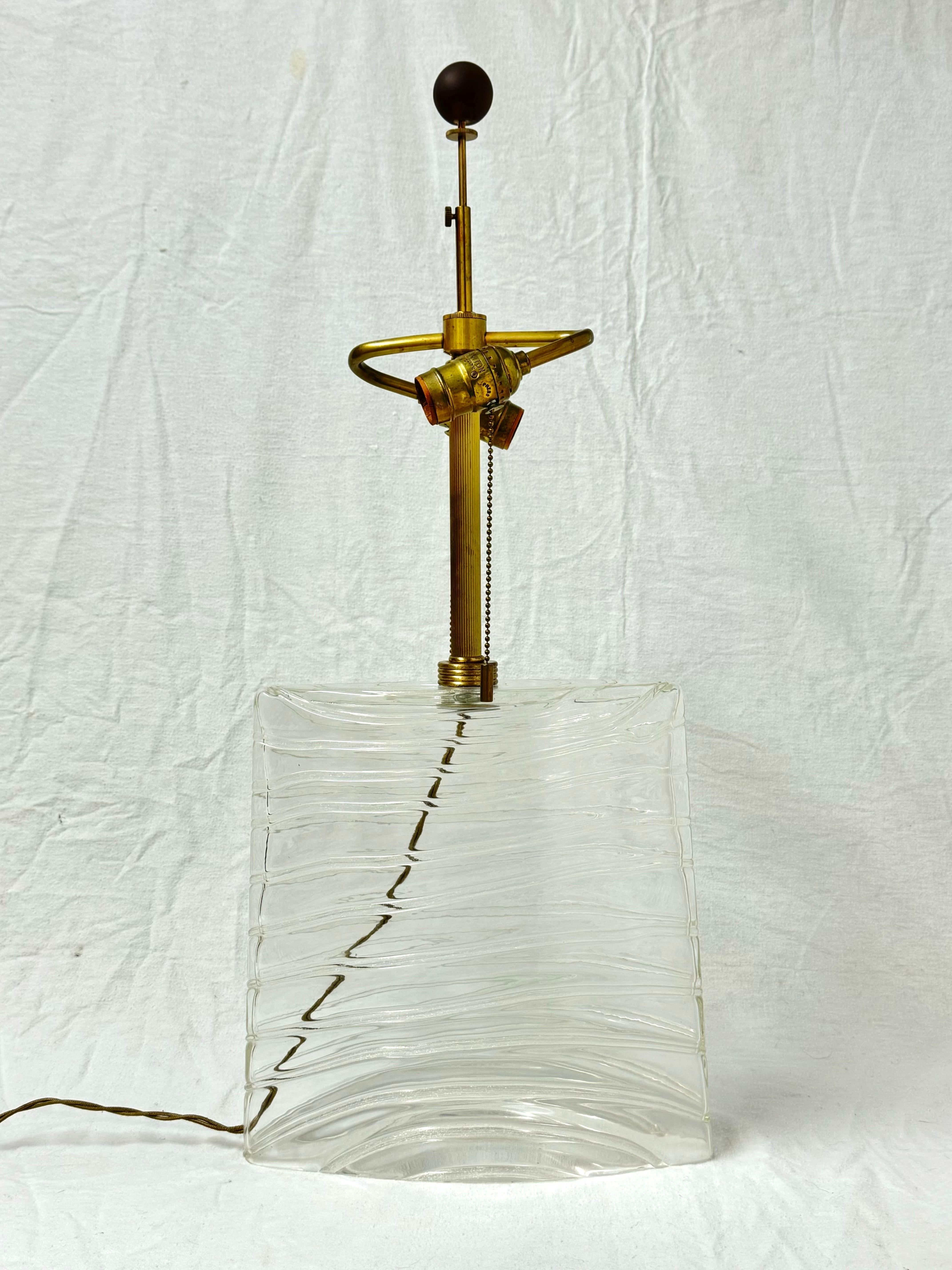 Lámpara de cristal de Murano soplado a mano Donghia firmada en Bueno estado para la venta en Redding, CT