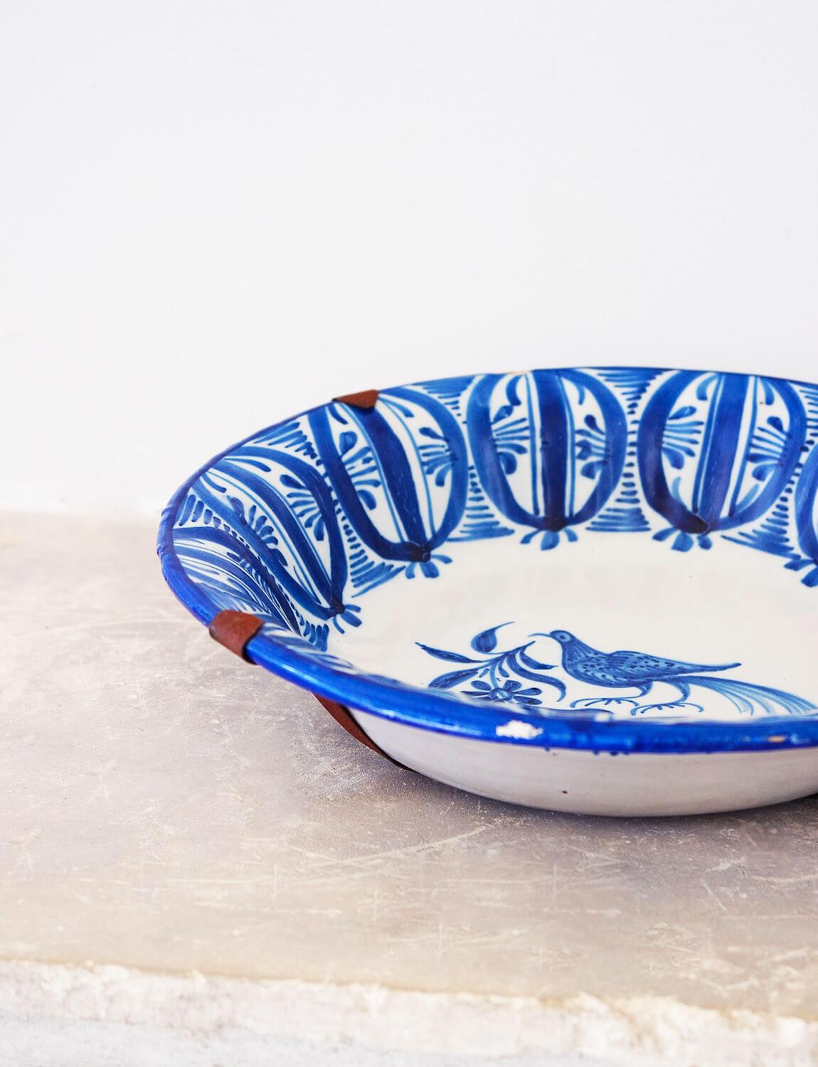 19th Century Signed Early 1800s Sicilian Bowl