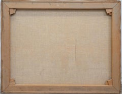 Signed Edouard Leon Cortes Oil Painting on Canvas With Ornate Gilt Frame