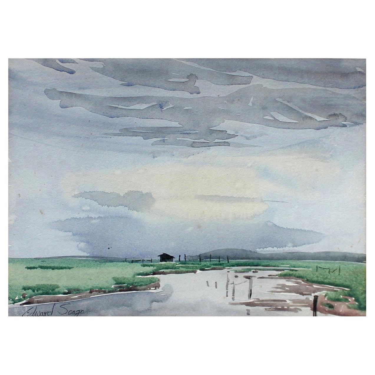 Signed Edward Seago Watercolor