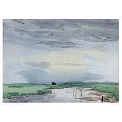 Signed Edward Seago Watercolor