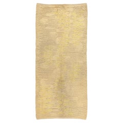 Signed EJ Scandinavian Modern Vintage Swedish Rya Rug