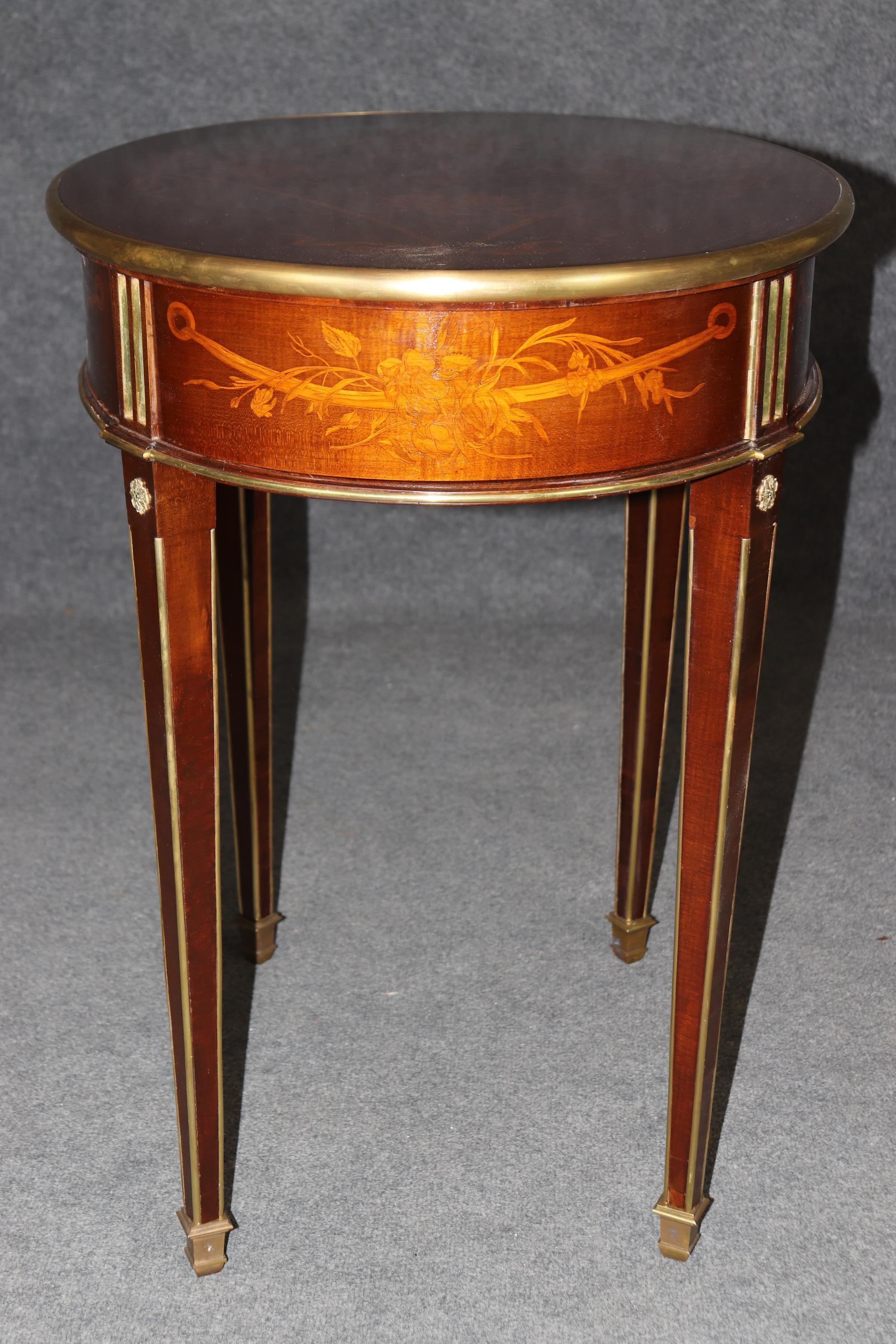 Signed Escalier De Cristal of Paris Metamorphic French Louis XVI Desk Table For Sale 1