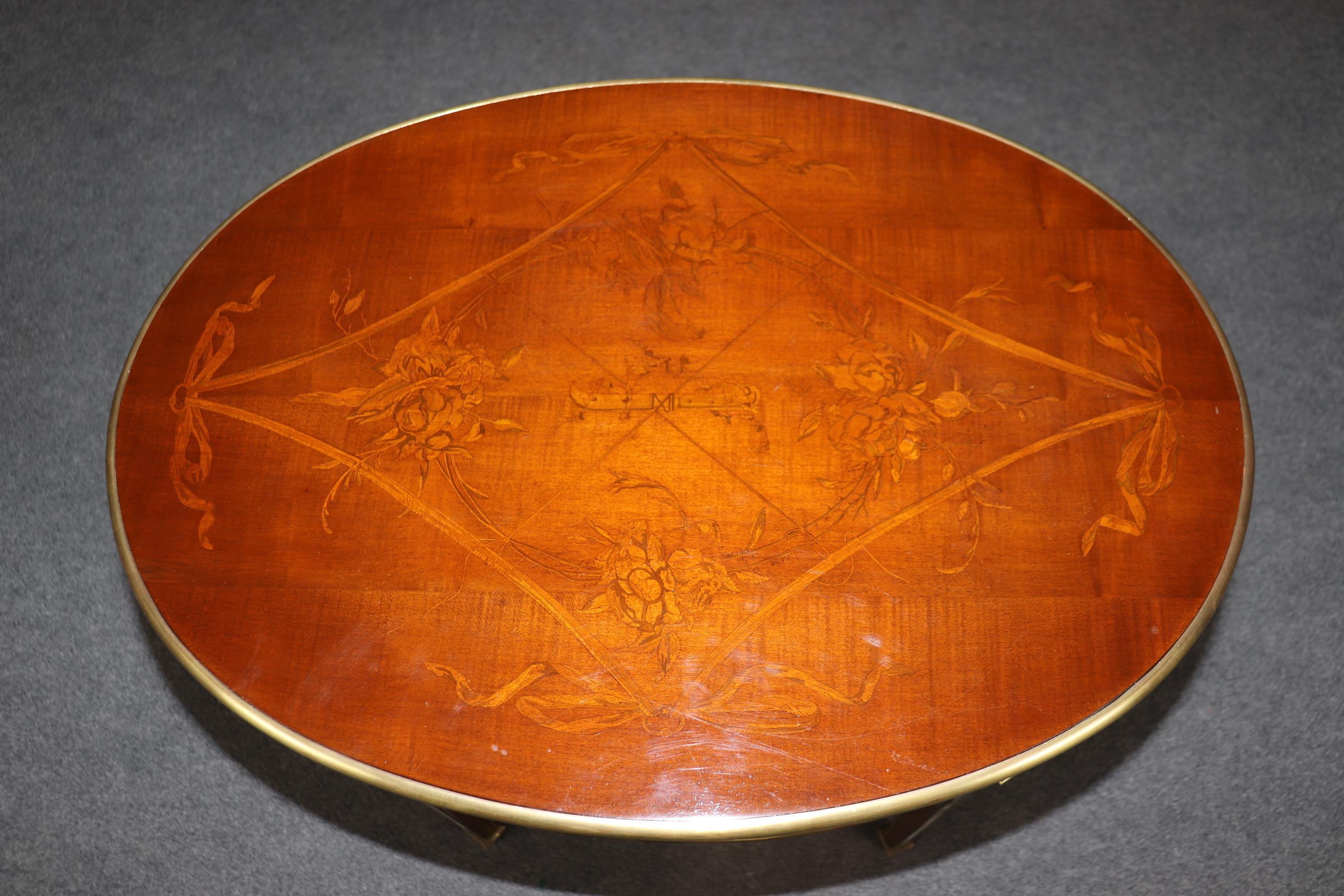 Signed Escalier De Cristal of Paris Metamorphic French Louis XVI Desk Table For Sale 2