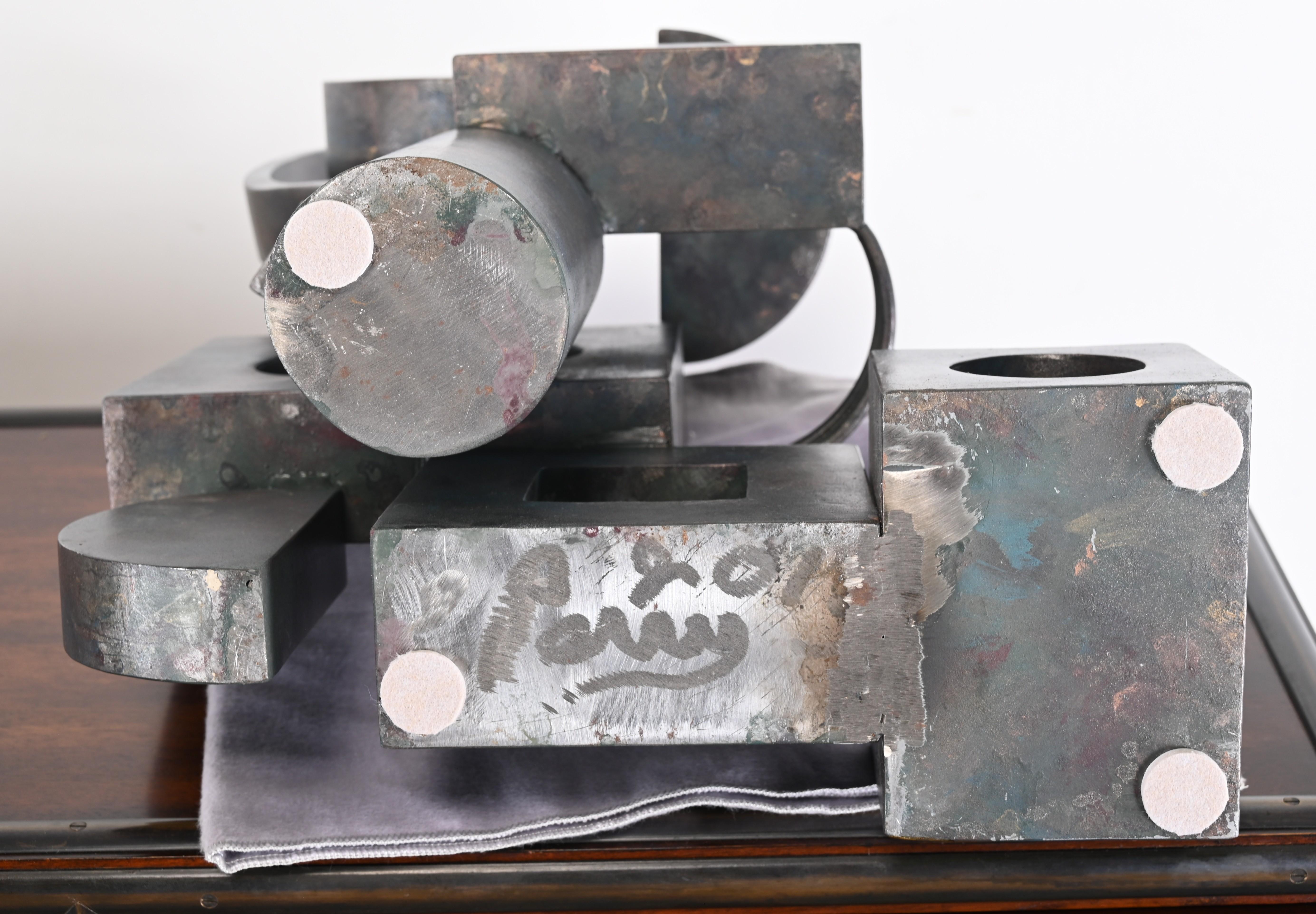 Signed Eugene Perry Stainless Steel Art Sculpture, 2018 For Sale 3