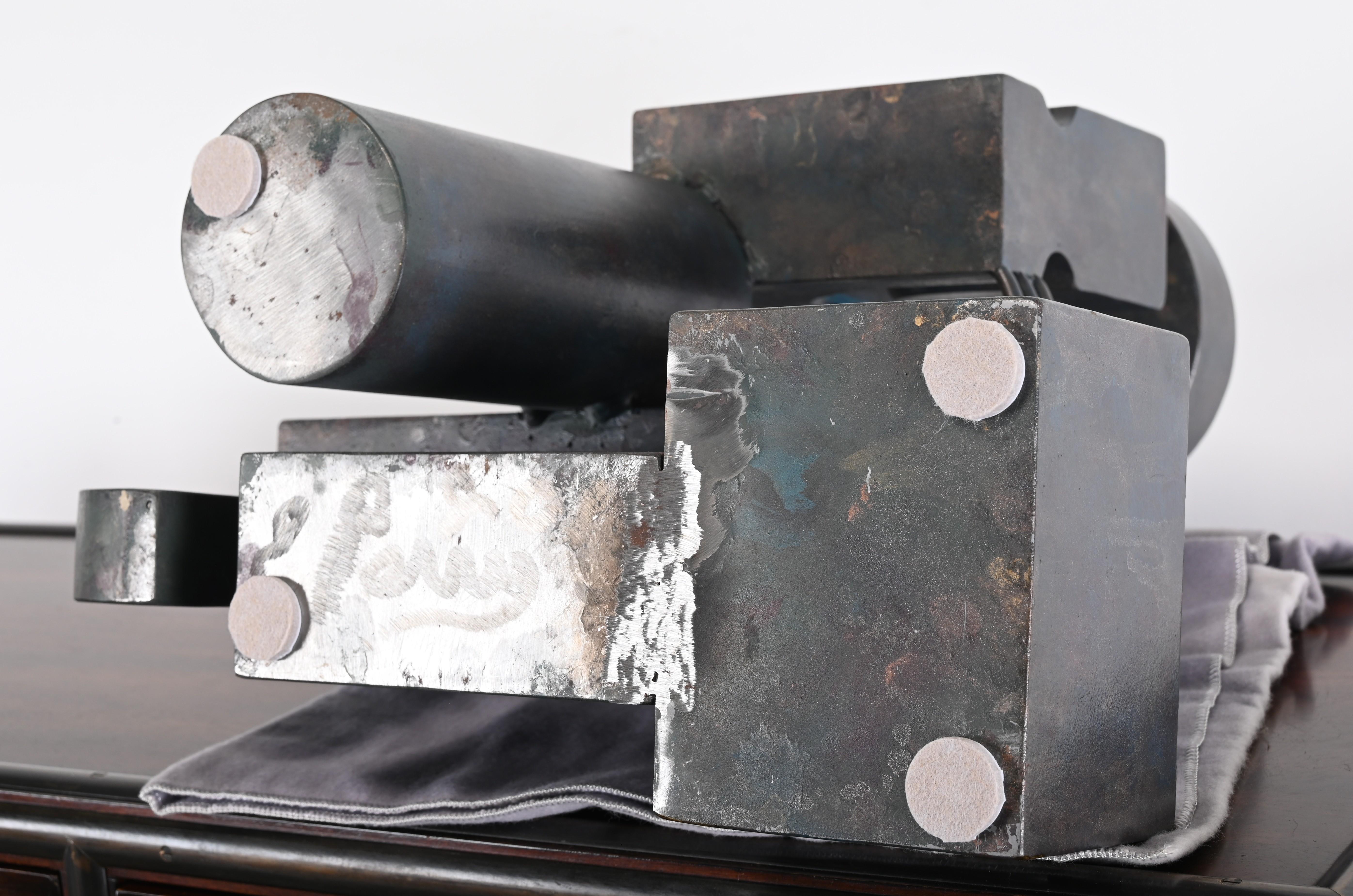 Signed Eugene Perry Stainless Steel Art Sculpture, 2018 For Sale 5