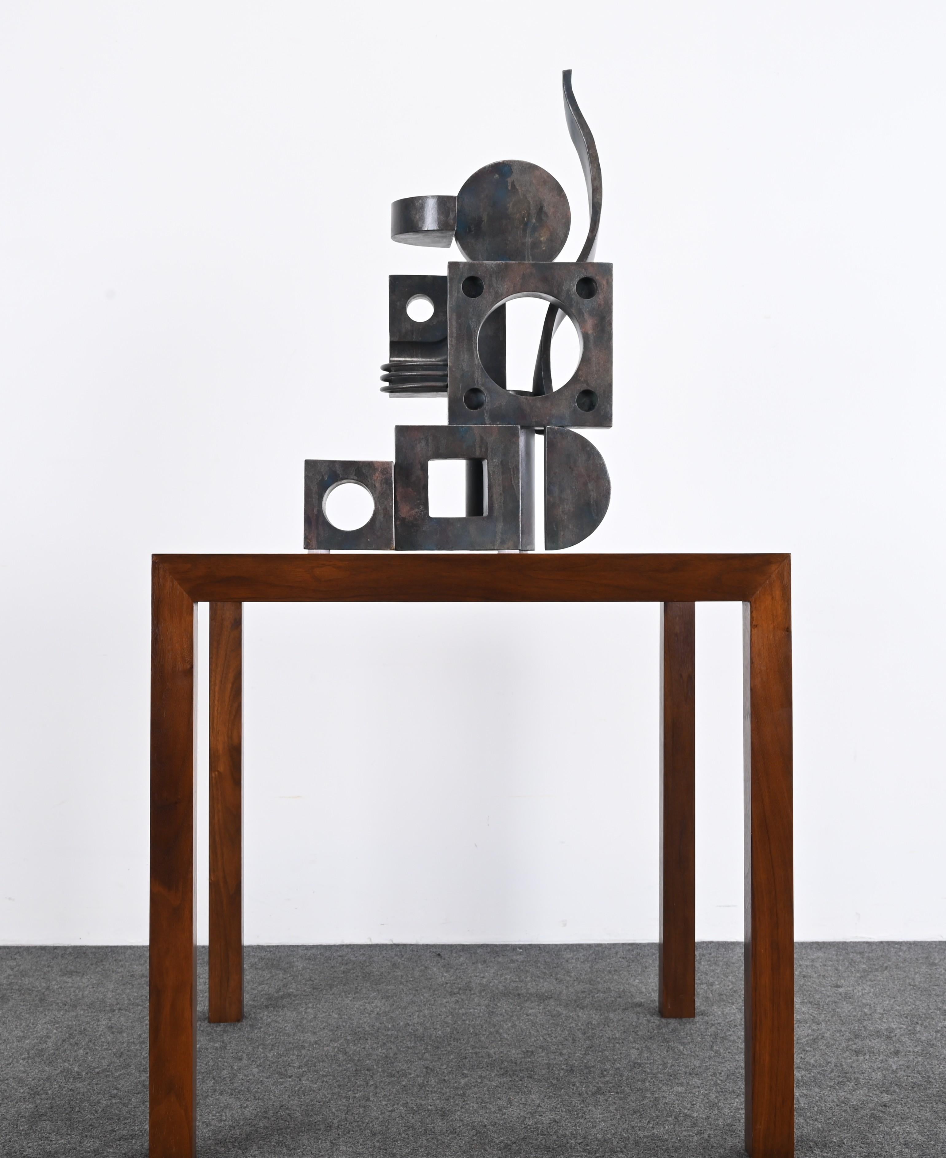 Signed Eugene Perry Stainless Steel Art Sculpture, 2018 For Sale 8