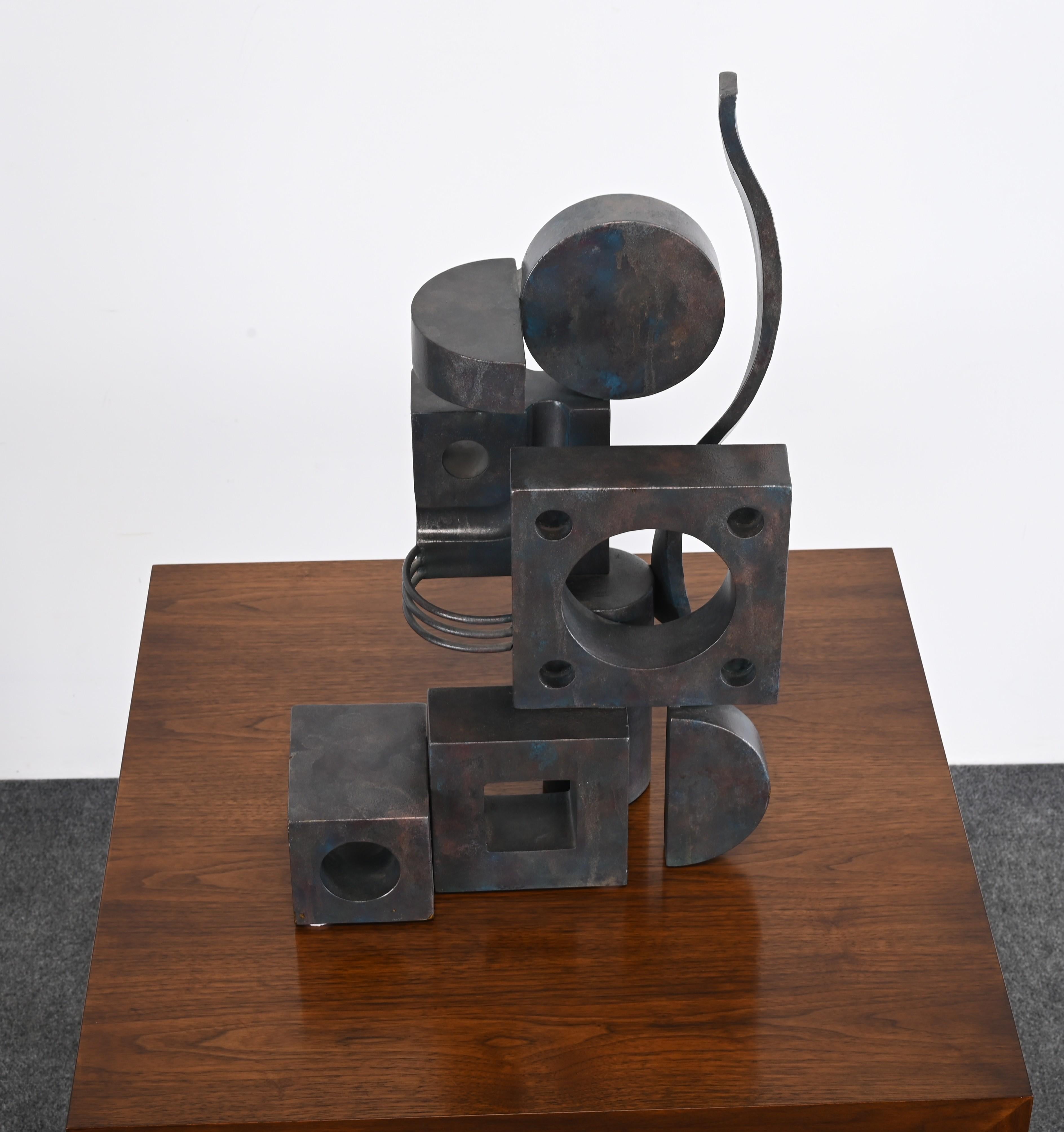 Signed Eugene Perry Stainless Steel Art Sculpture, 2018 For Sale 12