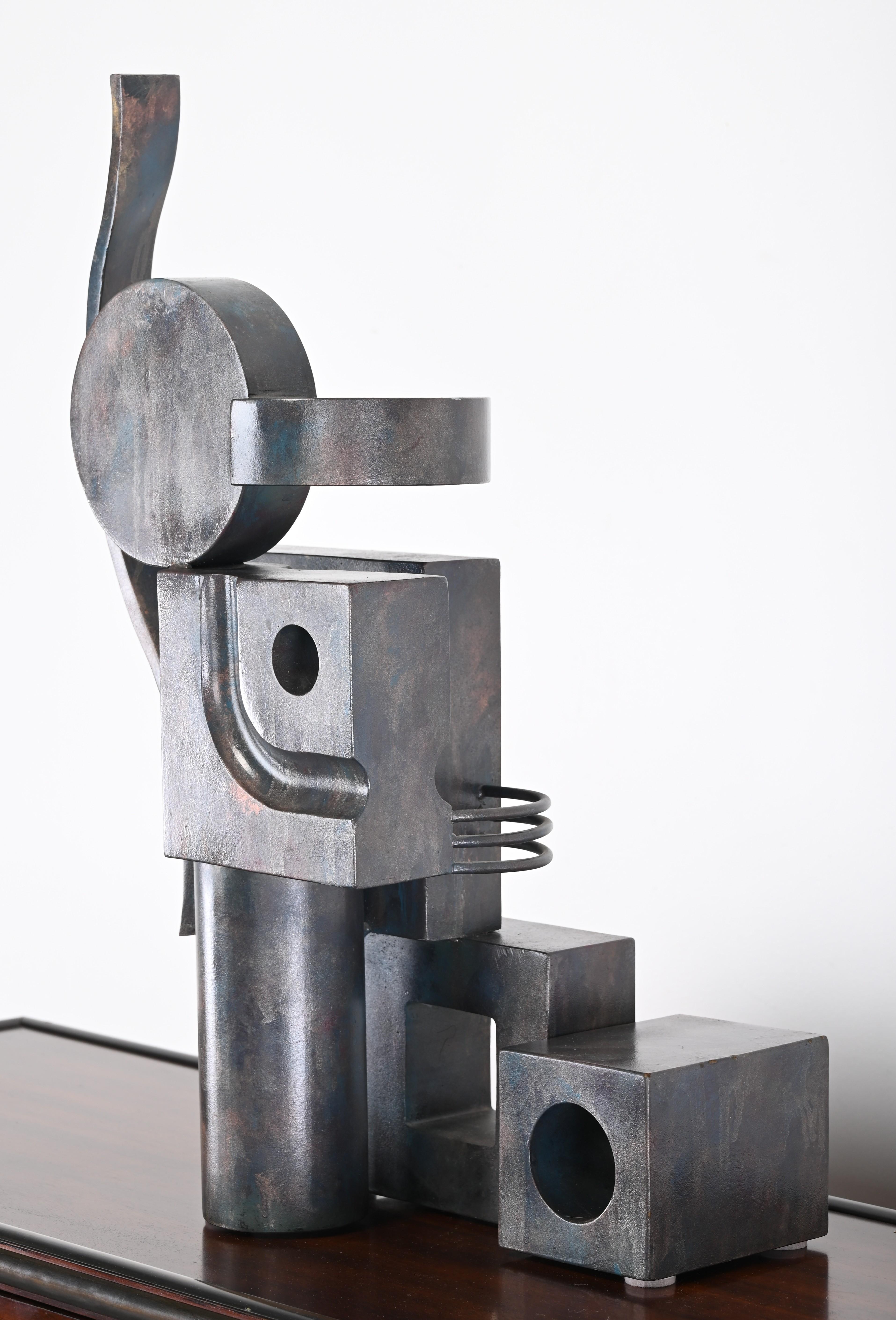 Signed Eugene Perry Stainless Steel Art Sculpture, 2018 For Sale 1