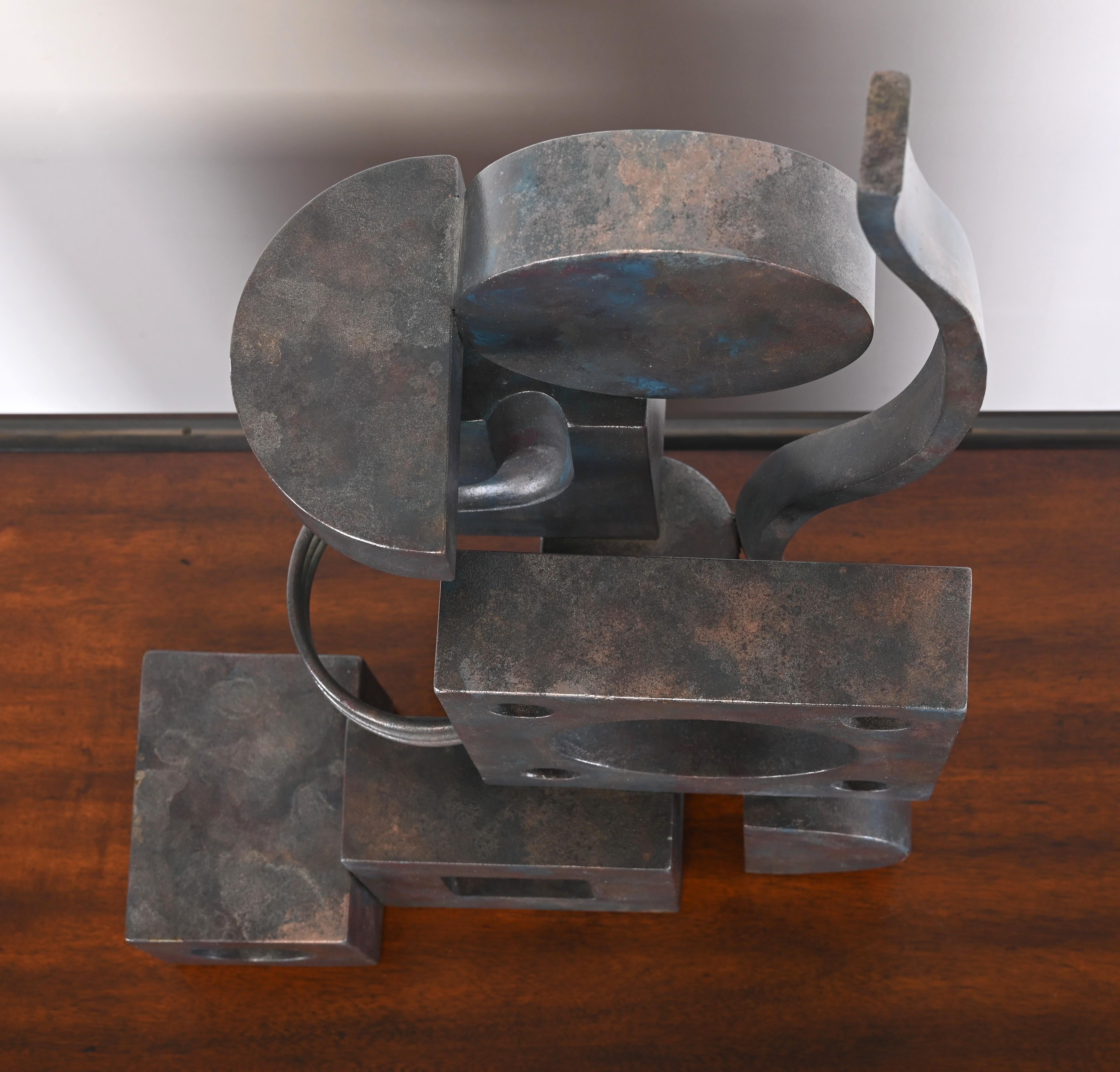 Signed Eugene Perry Stainless Steel Art Sculpture, 2018 For Sale 2