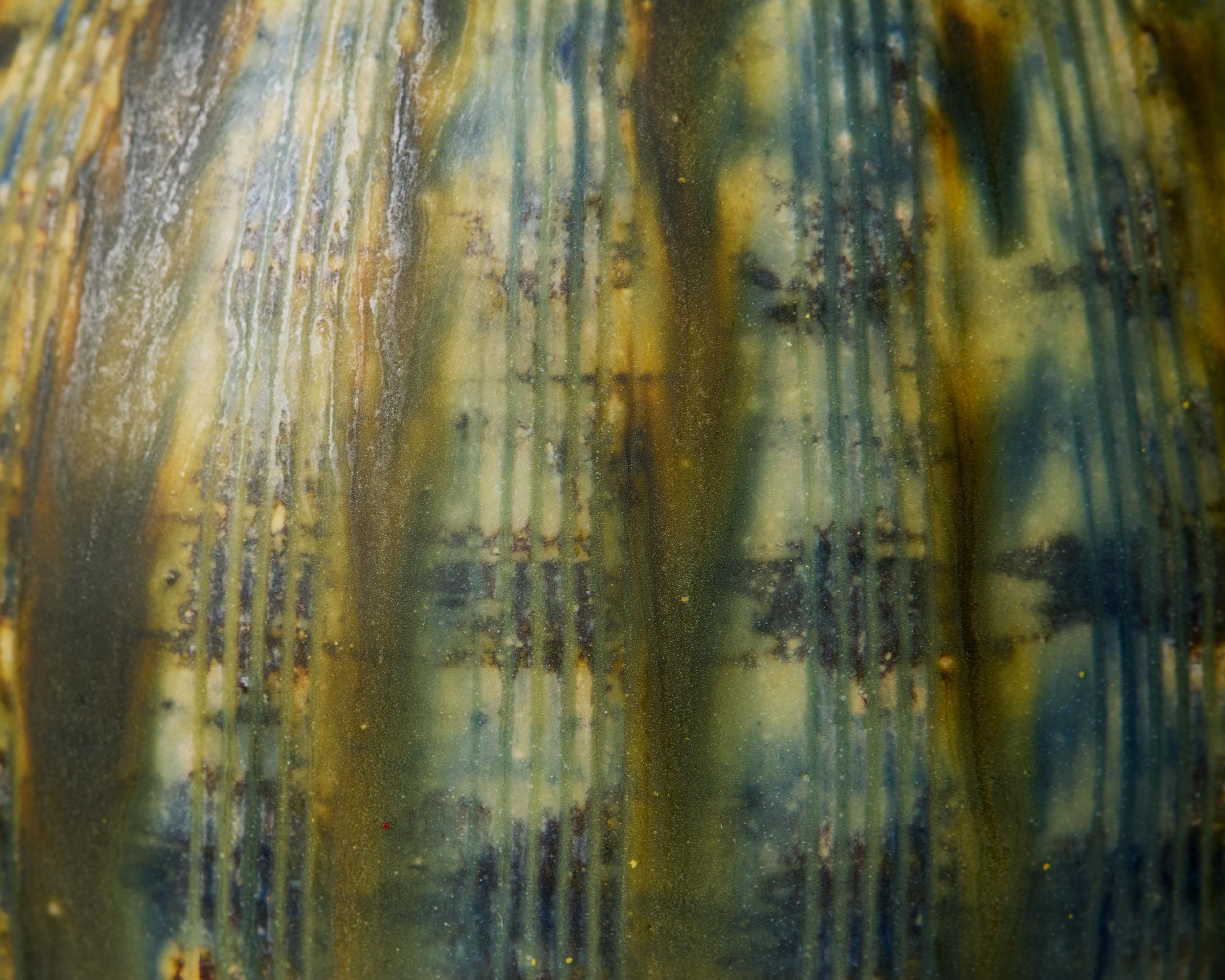 Vase Farsta signé par Wilhelm Kåge pour Gustavsberg Grès suédois années 1950 en vente 3
