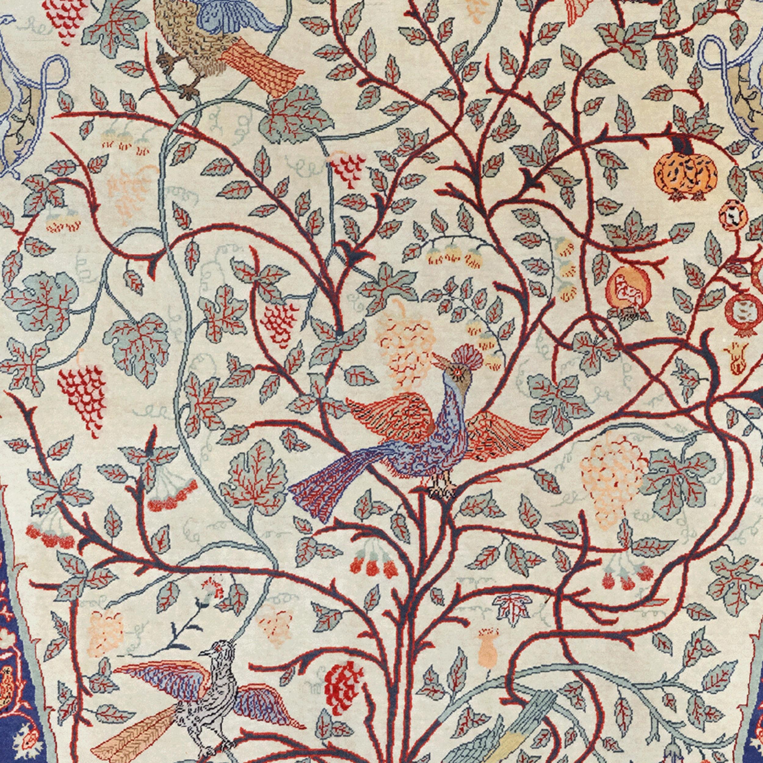 Turkish Signed Feshane Rug - Late 19th Century Ottoman Period Signed Feshane Rug For Sale
