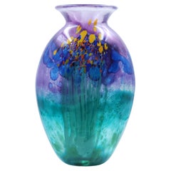 Vase en verre finlandais signé, 20e siècle