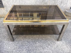 Tavolino firmato "Flaminia" di Willy Rizzo, Italia, circa anni '70