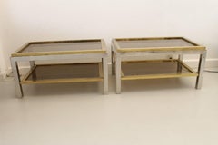 Tables d'appoint «laminia » signées par Willy Rizzo