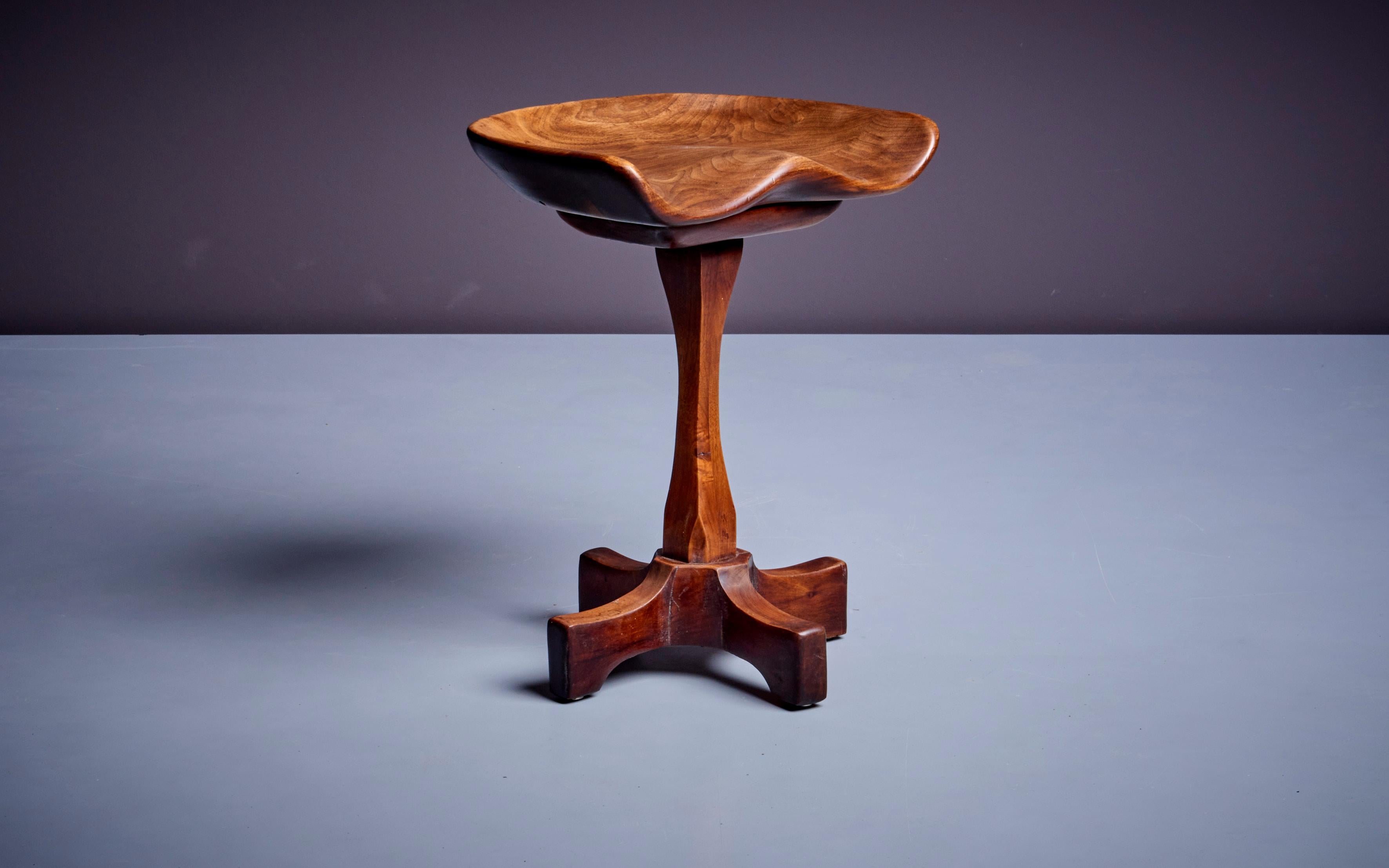 Rare signed stool by woodworker Fred Camp in excellent condition.

 