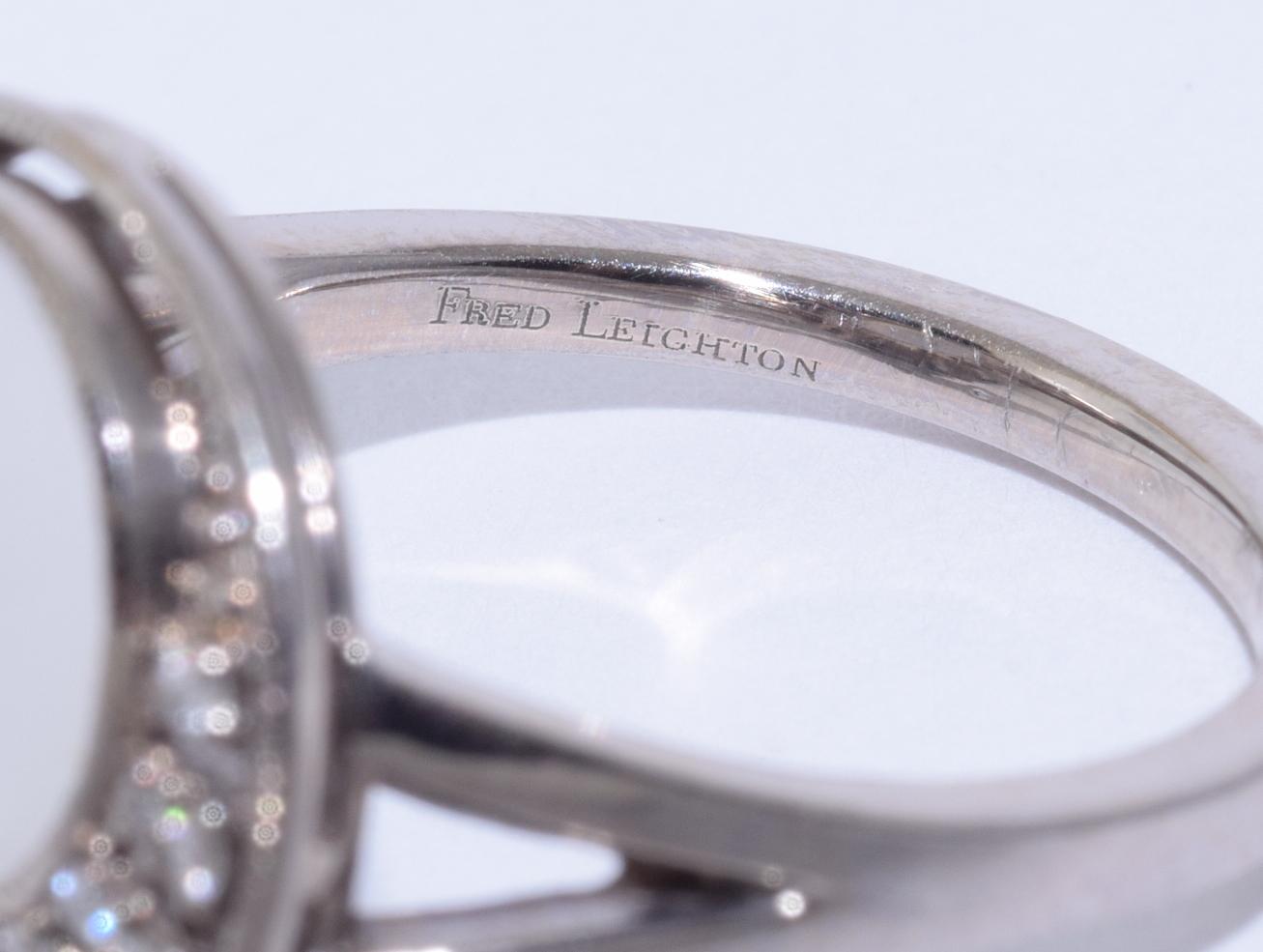 Women's or Men's Fred Leighton Sunray Moonstone and Diamond Ring