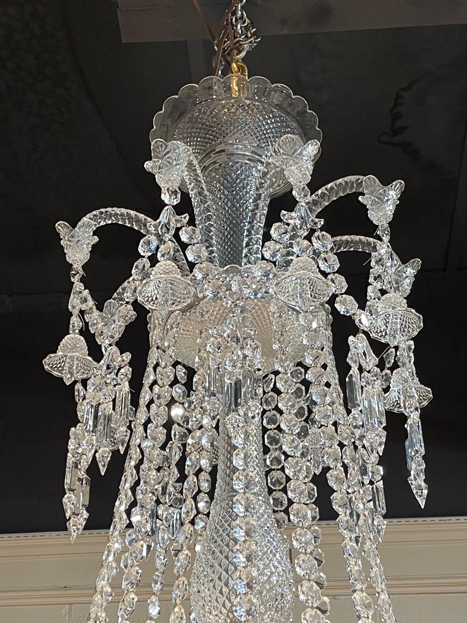 Signed French Baccarat 48-Light Chandelier 1