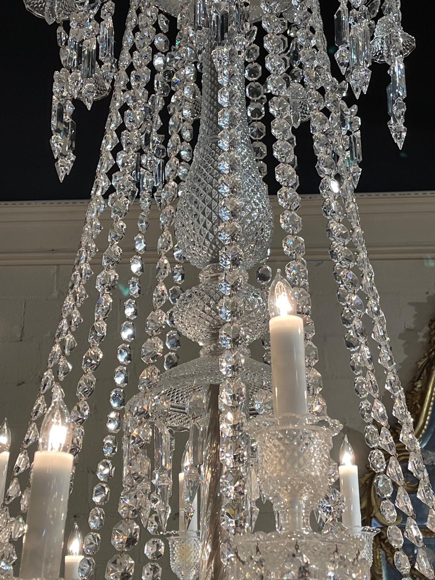 Signed French Baccarat 48-Light Chandelier 2