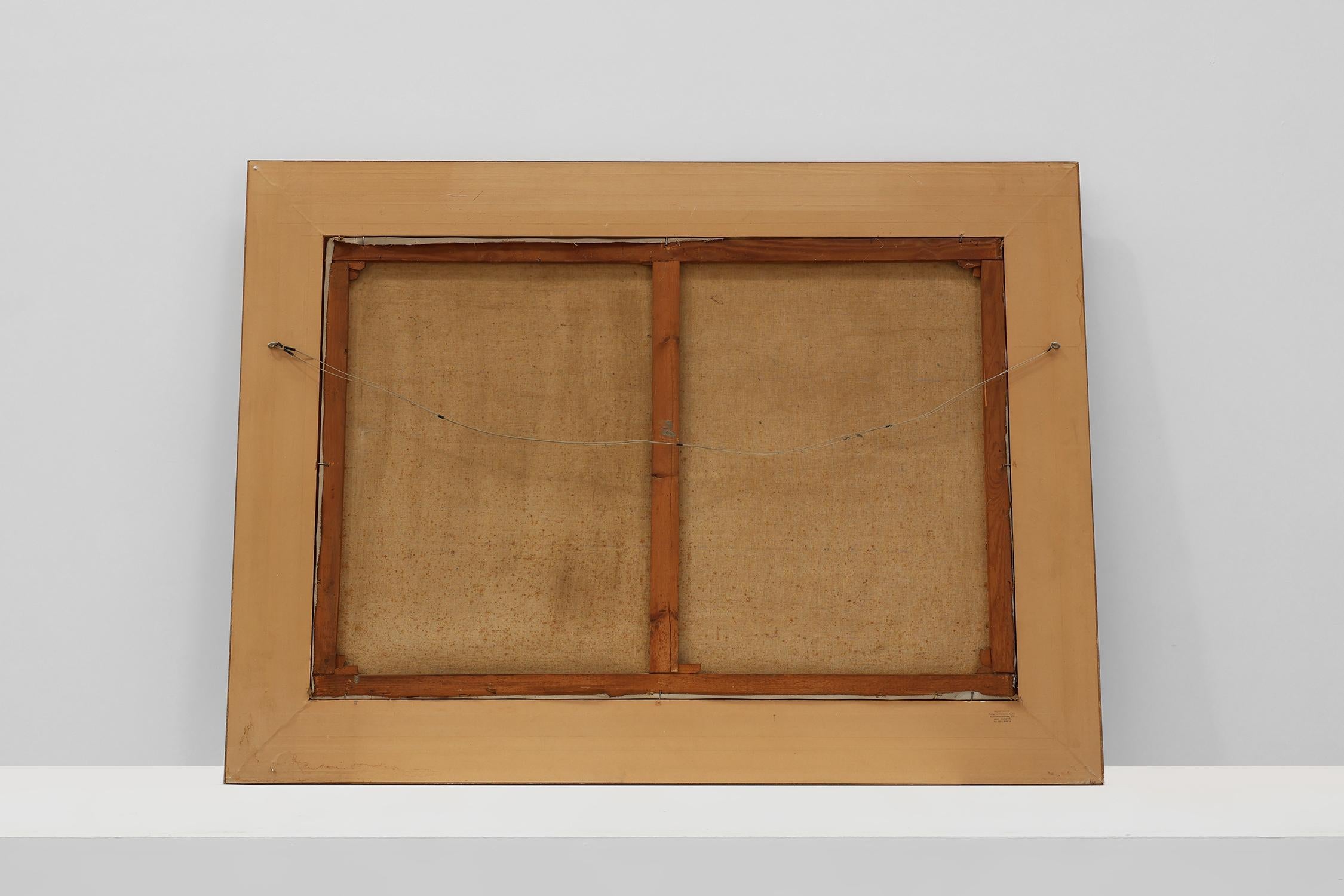 Signiert Französisch Öl auf Leinwand Gemälde eines Waldes, Paris, 1926 im Angebot 5