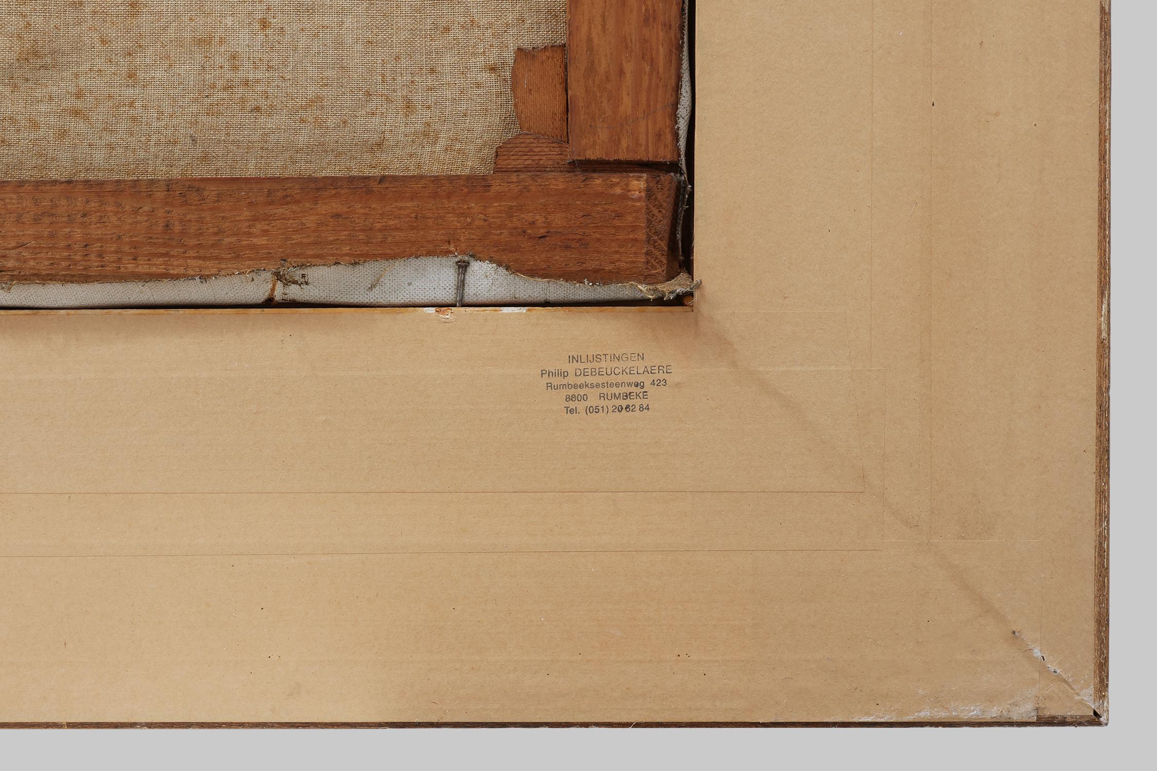 Signiert Französisch Öl auf Leinwand Gemälde eines Waldes, Paris, 1926 im Angebot 6