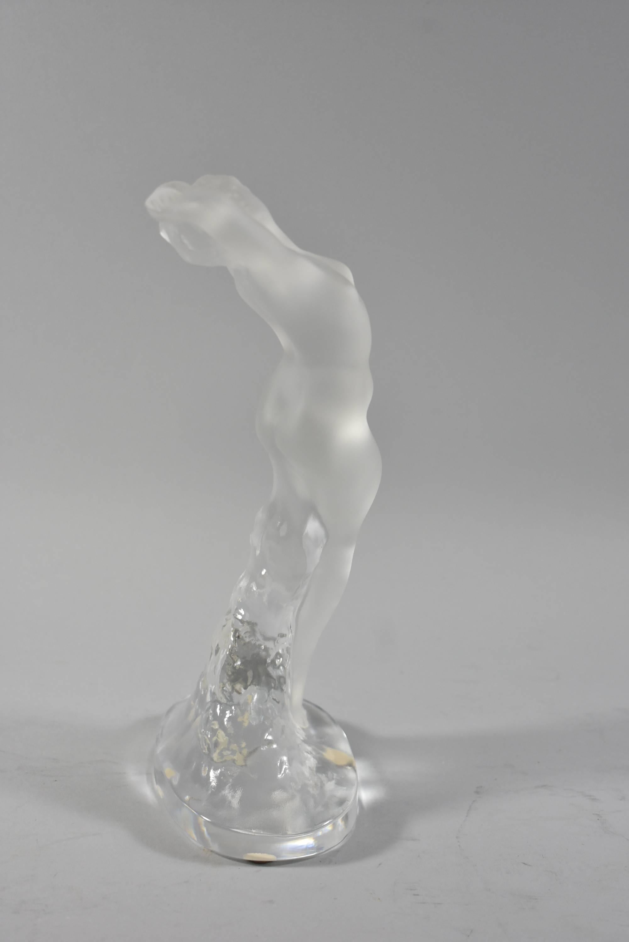 frosted glass figurines