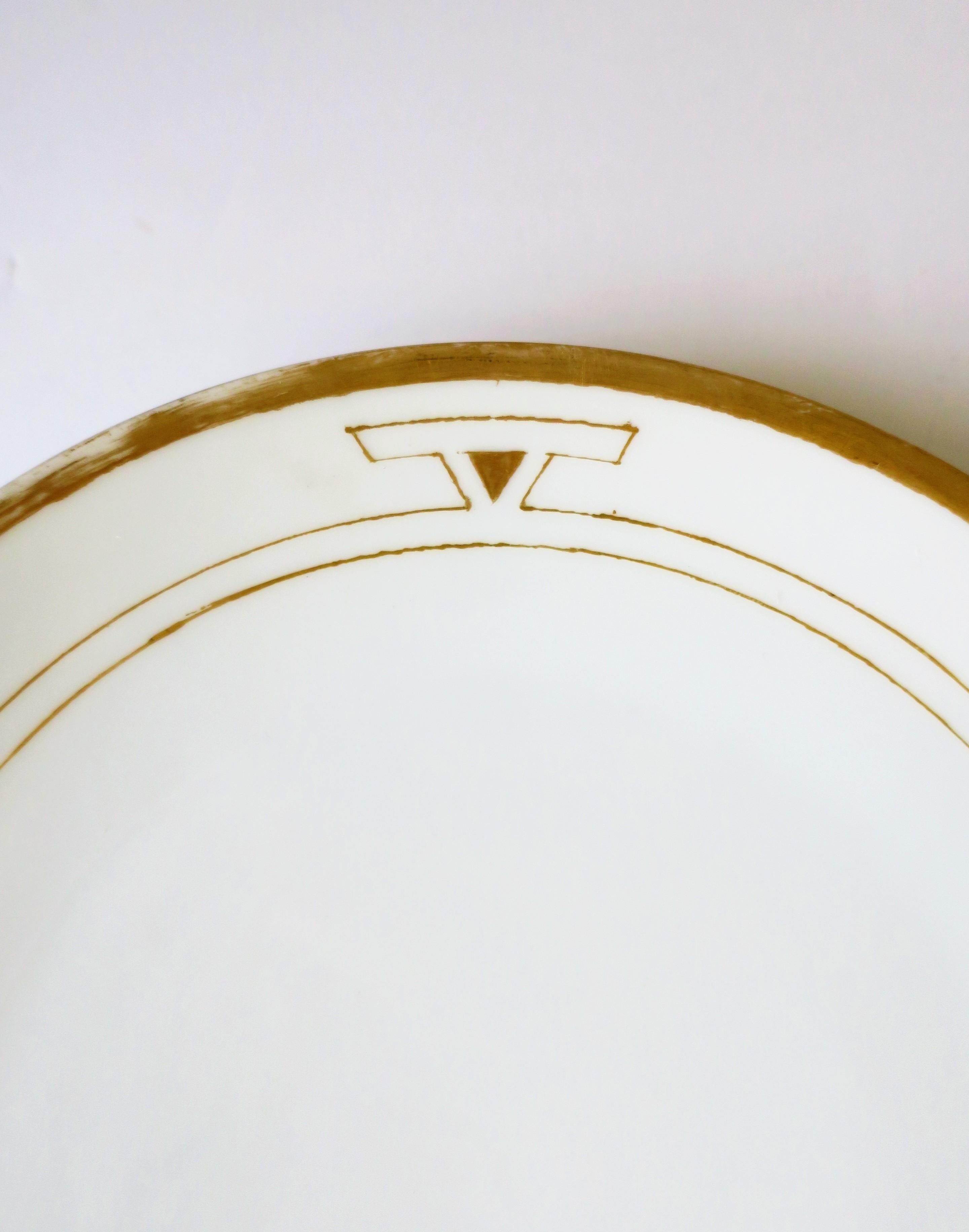 20th Century German Art Deco Plate by Thomas Porcelain, 1929 For Sale