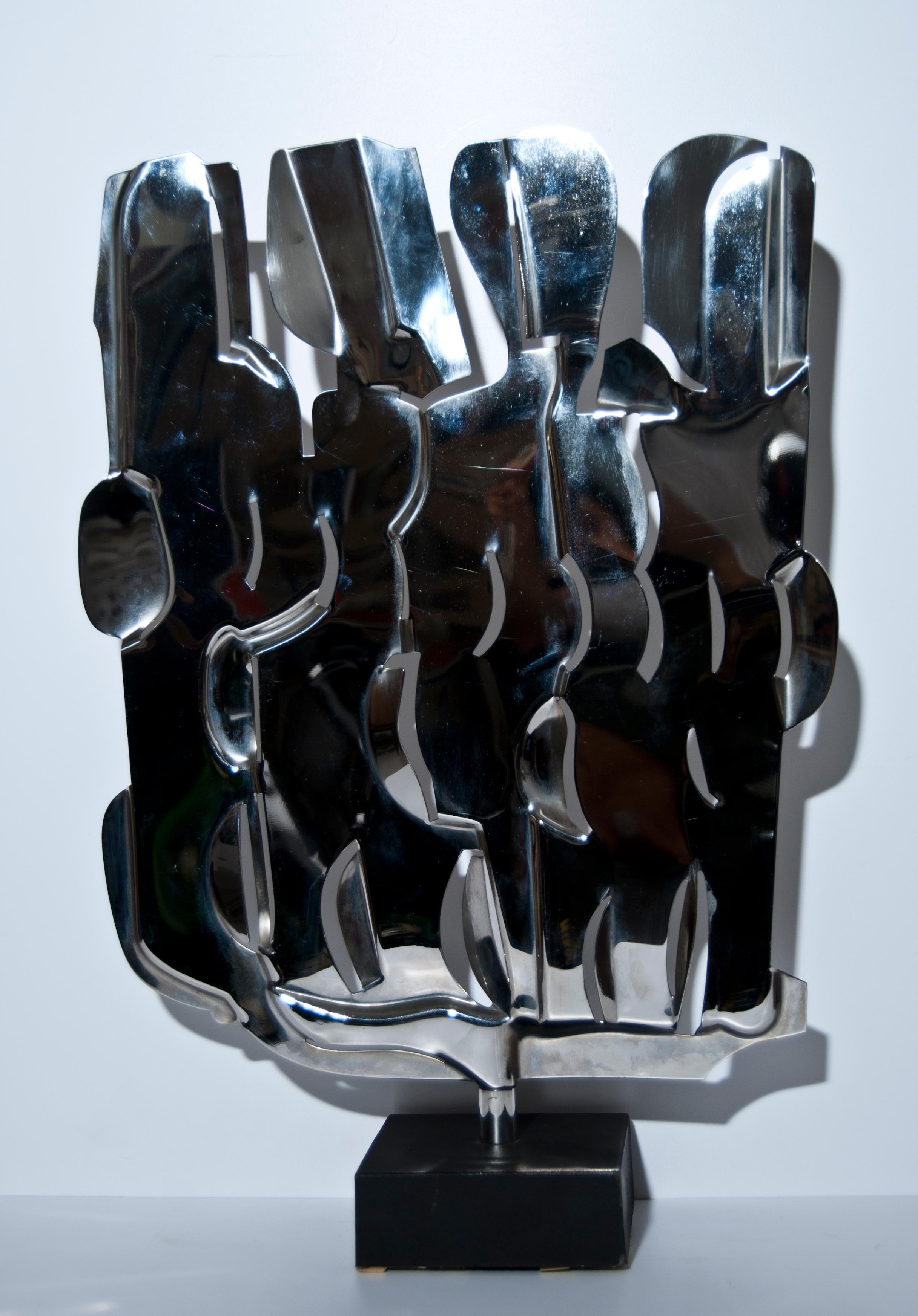 Girevole-Skulptur von Pietro Consagra, Italien, signiert, 1975 (Gegossen) im Angebot
