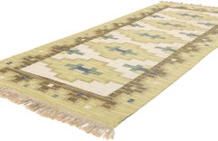Greta Kruse Vintage Schwedisch Skandinavisch Röllakan Teppich
