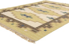 Alfombra escandinava sueca vintage Greta Kruse Röllakan
