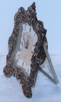 Signed GORHAM STERLING Silver Alarm Clock