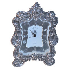 Signed GORHAM STERLING Silver Alarm Clock