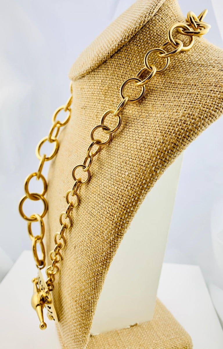 Toggle link necklace clearance