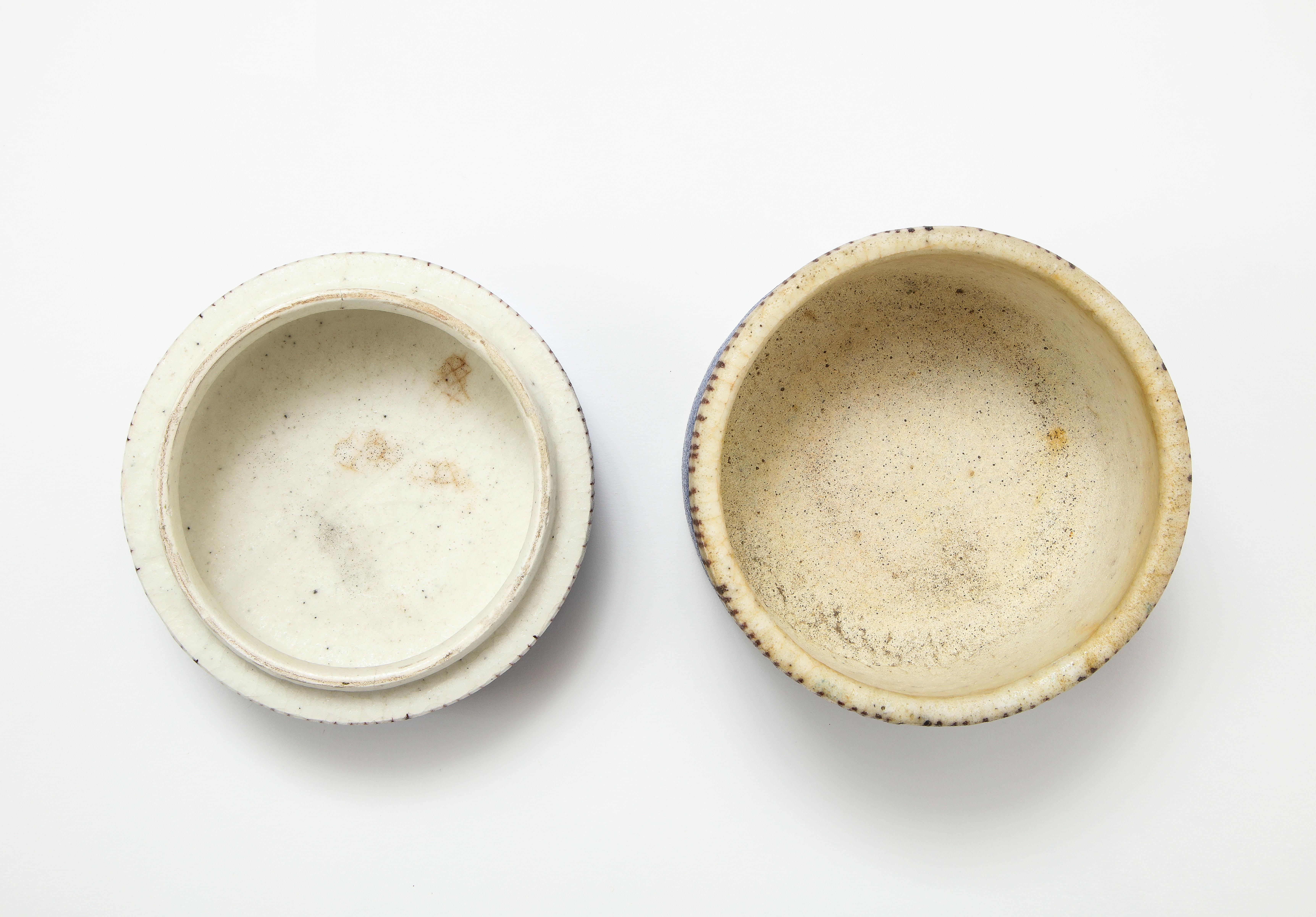 Signed Guido Gambone Ceramic Container, Italy, circa 1950 1