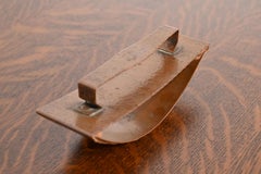 Signed Gustav Stickley Arts & Crafts Hammered Copper Rocker Blotter