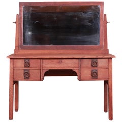 Signed Gustav Stickley Mission Oak Arts & Crafts Dressing Table, Circa 1909