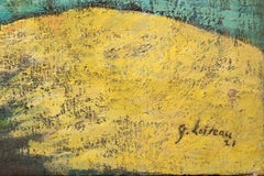 Signed Gustave Loiseau Oil Painting on Canvas, 1921