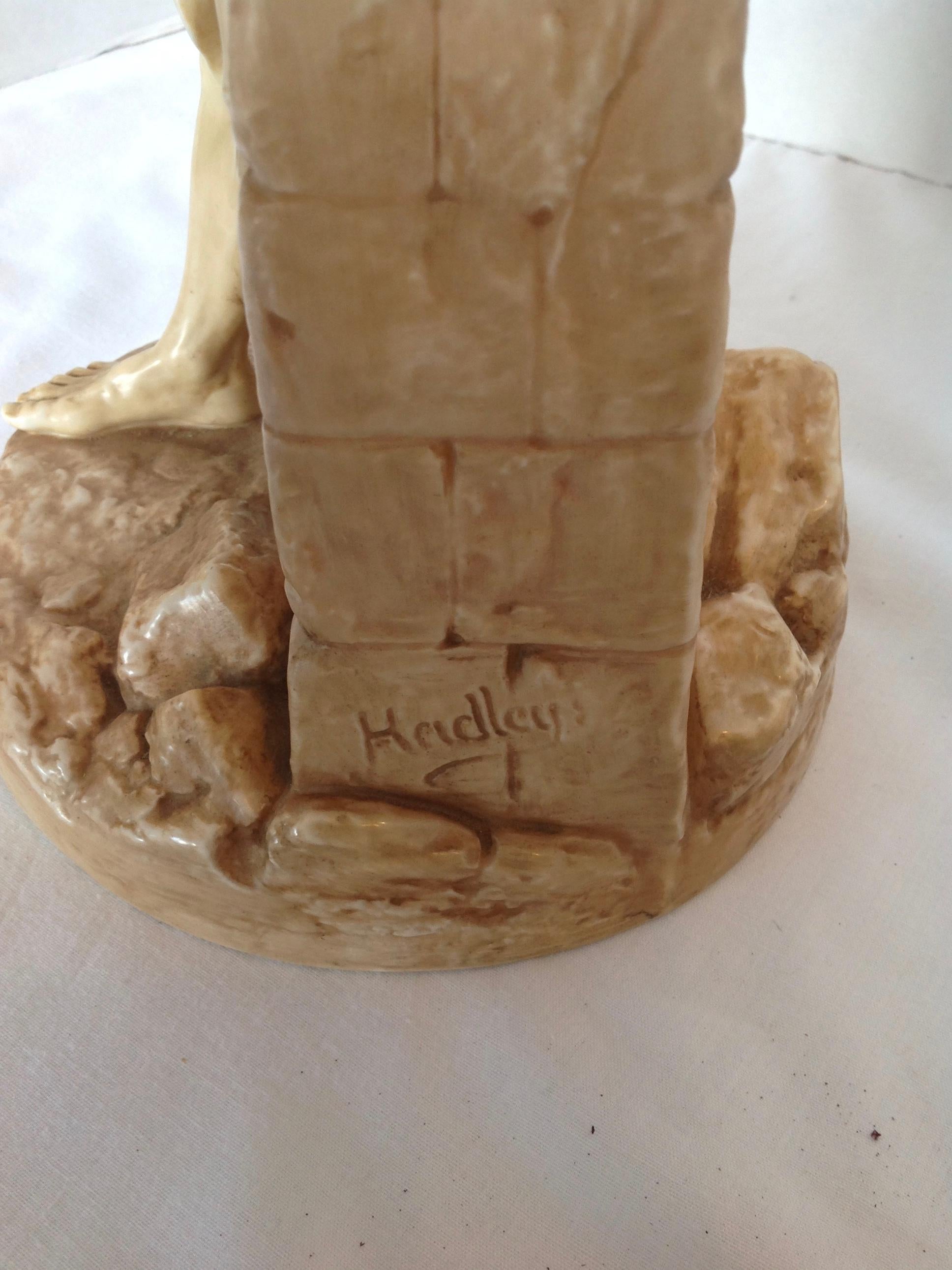 Firmato Hadley 19° secolo Royal Worcester Figura di un moro 6
