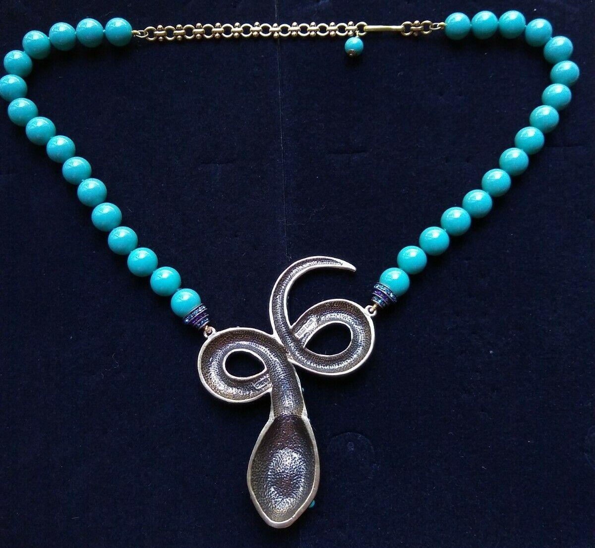 heidi daus turquoise necklace