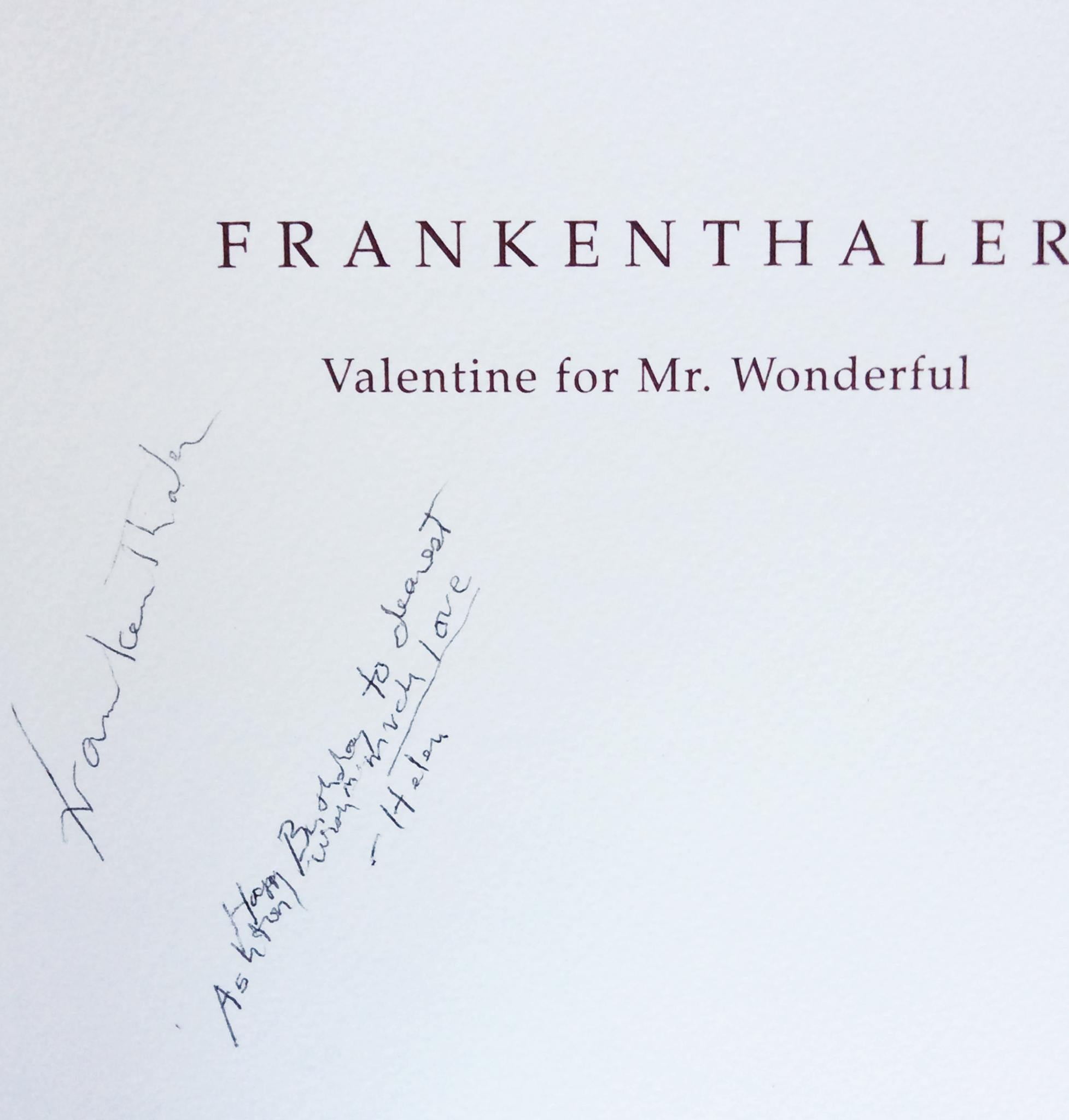 Late 20th Century Signed Helen Frankenthaler Book of Intaglio Prints, 